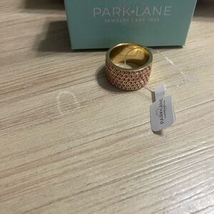 Park Lane Gold Band with Pink Accents